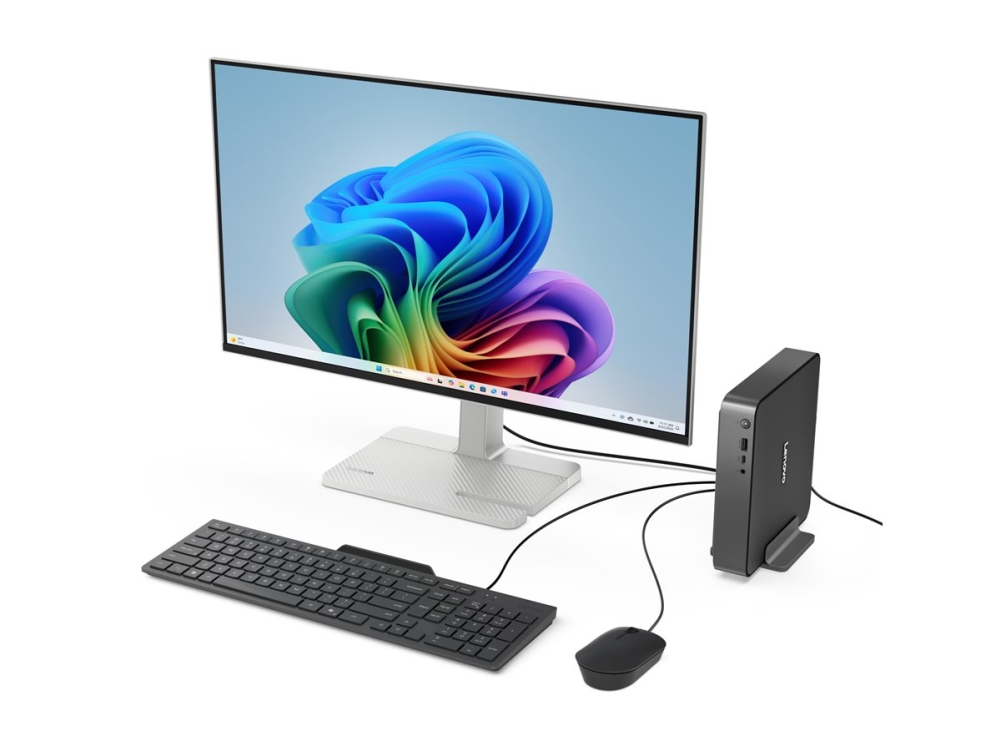 Lenovo Ideacentre Mini 01Q8x10 91B6 - Lille Snapdragon X X1-26-100 / Op Til 3 Ghz - Ram 32 Gb - Ssd 1 Tb - Qualcomm Adreno - Gigabit Ethernet, Ieee 8