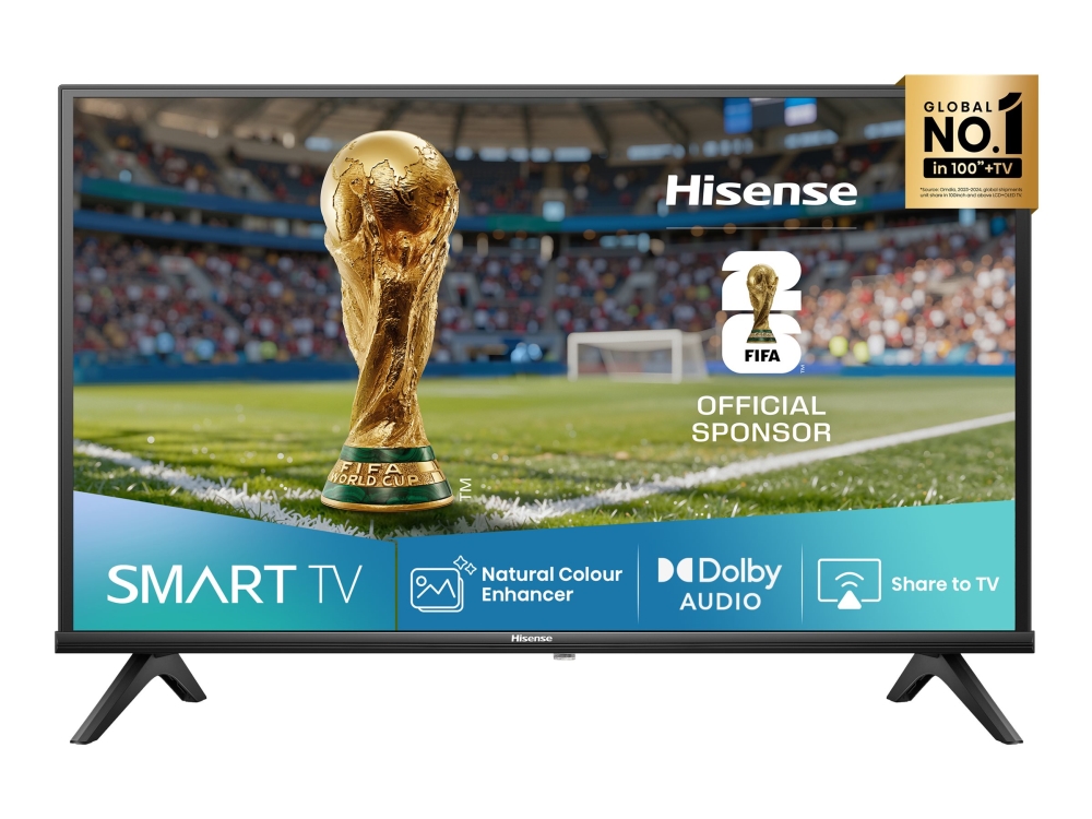 Hisense 40A4q - 40" Diagonal Klasse A4q Series Led-Bagbelyst Lcd Tv - Smart Tv - Vidaa - 1080P 1920 X 1080 - Hdr - Sort