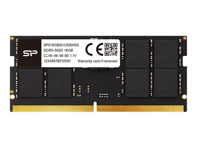 Silicon Power Sp016gbsvu560f02 So-Dimm, 16 Gb X1, Ddr5, 5600 Mhz, Cl46, 1.1V