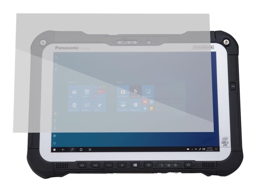 Infocase ToughMate - Skærmbeskytter for tablet - glas - for Toughbook G2, G2 Quick Release SSD, G2 Standard