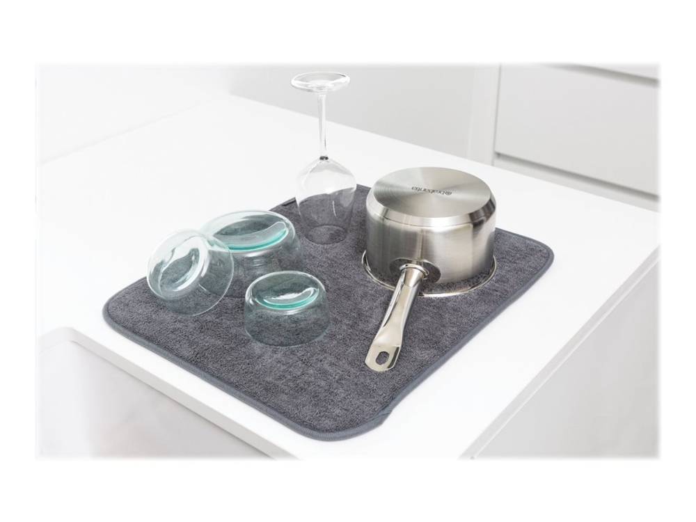 Brabantia - Draining mat - 47 x 40 x 1 cm - mörkgrå | Trädgården - Trädgårdsredskap - Övriga trädgårdsredskap | GameStuff