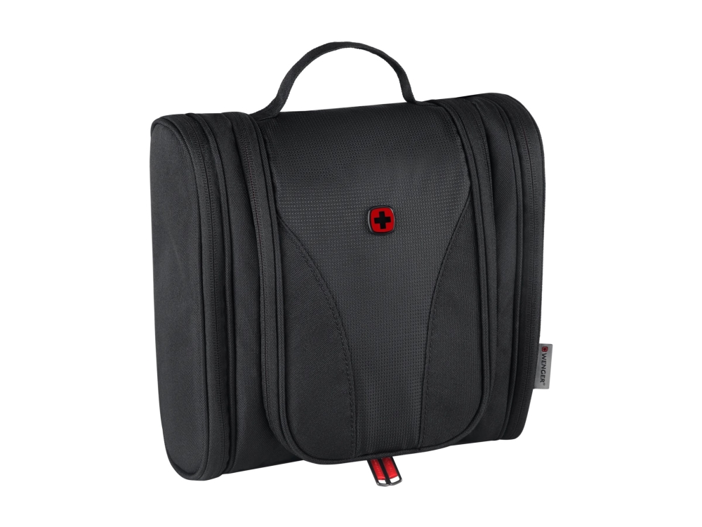 Wenger - Hængende toilettaske - with antibacterial lining - polyester - sort