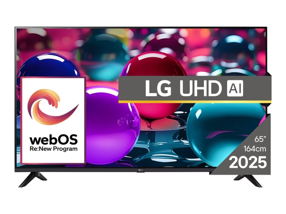 LG 65UA73003LA - 65 Diagonal klass UA73 Series LED-bakgrundsbelyst LCD-TV - UHD AI - Smart TV - webOS - 4K UHD (2160p) 3840 x 2160 - HDR - Direct LED | Smart hemkontroll och plattformar - Apple Homekit | GameStuff