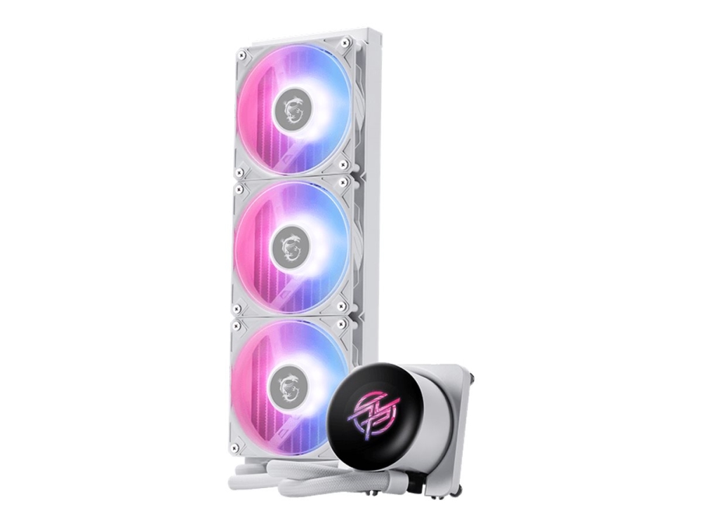 MSI MPG CORELIQUID P13 WHITE, All-in-one-nesteenjäähdytin, 12 cm, Valkoinen