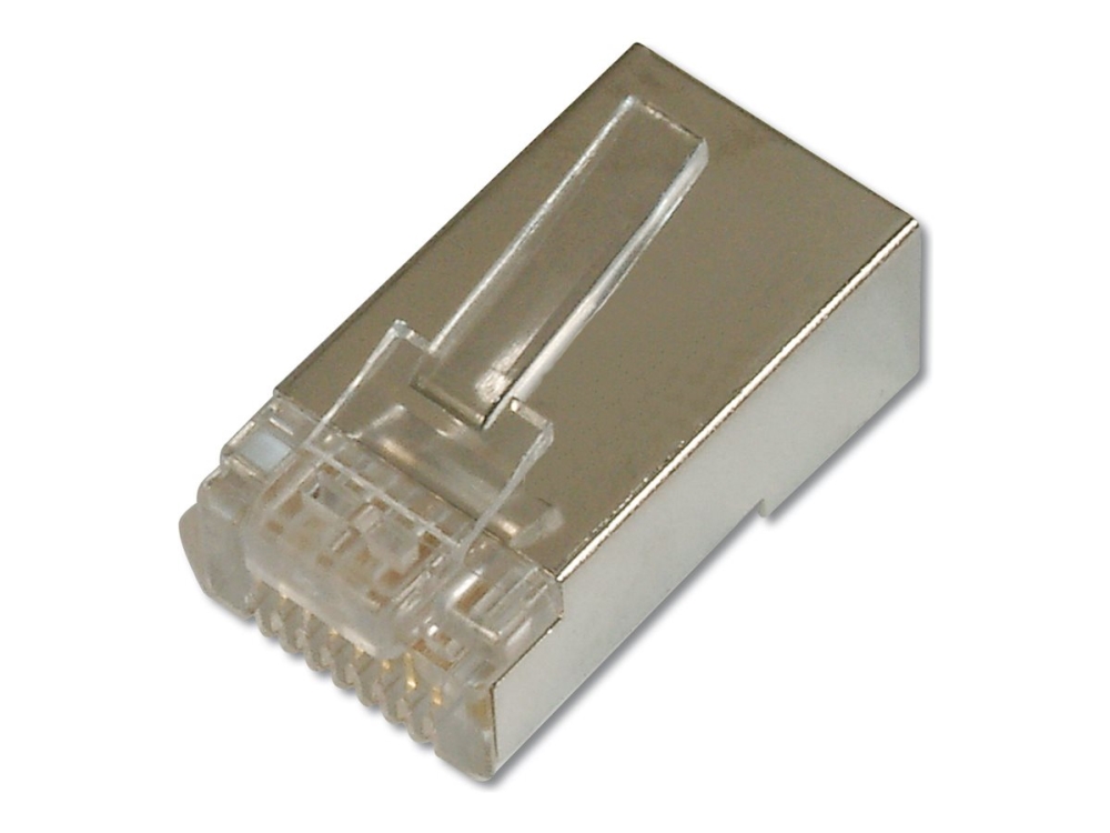 DIGITUS - Netværk-konnektor - RJ-45 (han) - STP - CAT 6 - modulær (pakke med 100)