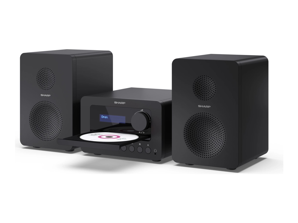 Sharp XL-B514(BK) mikroanlæg - Bluetooth, CD-afspiller og FM-radio