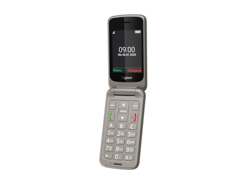 Gigaset Gl595 - Funktionstelefon - Ram 32 Mb / Intern Hukommelse 32 Mb - Microsd Slot - Lcd Display (Tft) - 320 X 240 Pixels - Rear Camera 0,3 Mp - T