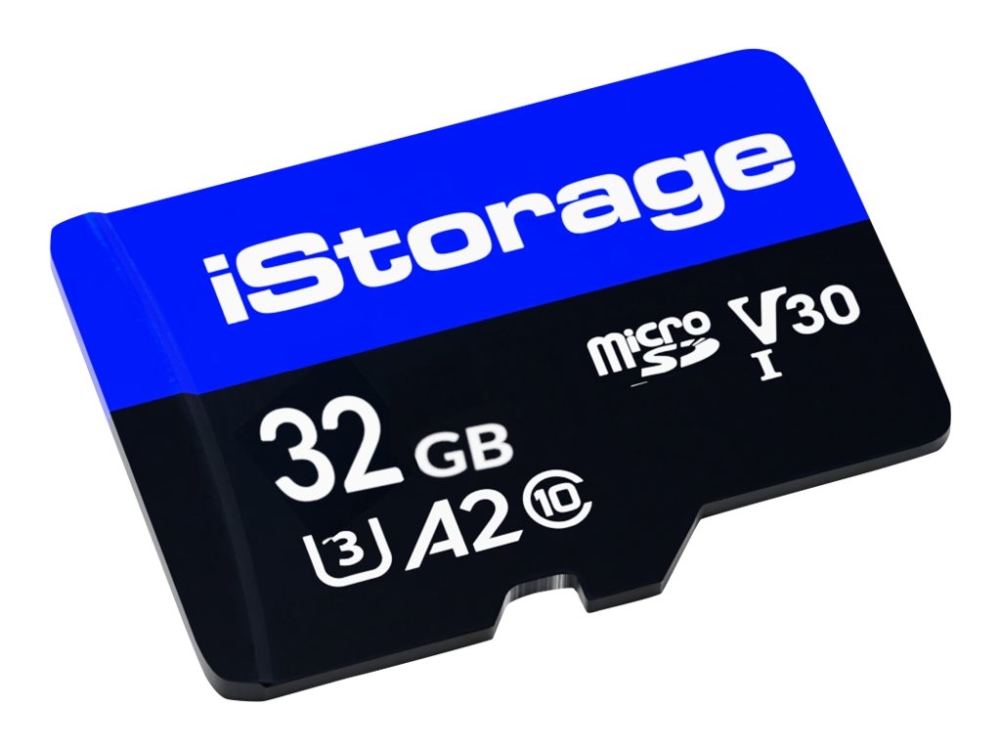 Istorage - Flashhukommelseskort - 32 Gb - A1 / Video Class V30 / Uhs-I U3 / Class10 - Microsd