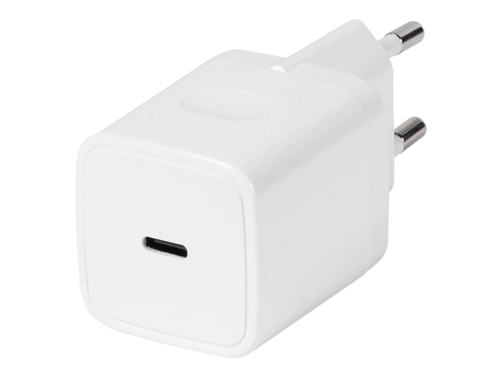 Vivanco - Strömadapter - 20 Watt - 3 A - PD 3.0 (24 pin USB-C) - vit | Tele & GPS - Batteri & Laddare - Laddare | GameStuff