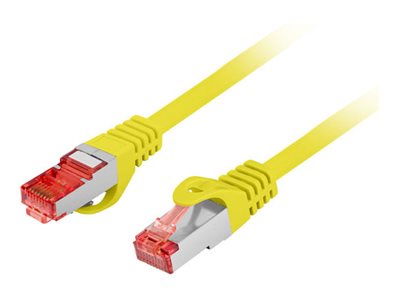 Lanberg - Patchkabel - Rj-45 (Stecker) Auf Rj-45 (Stecker) - 1 M - 5,7 Mm - S/Ftp - Cat 6 - Halogenfrei, Knickfrei - Gelb
