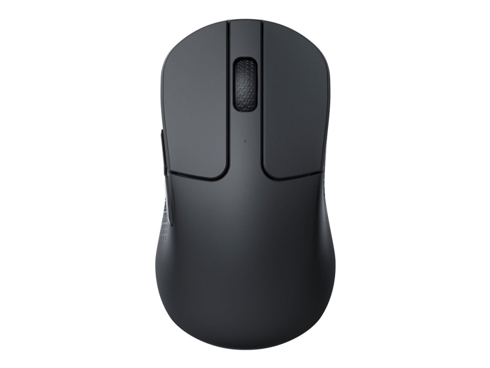 Keychron M3 Mini - Mus - Ergonomisk - Optisk - 5 Knapper - Trådløs, Kablet - 2.4 Ghz, Bluetooth 5.3, Usb-C - Sort