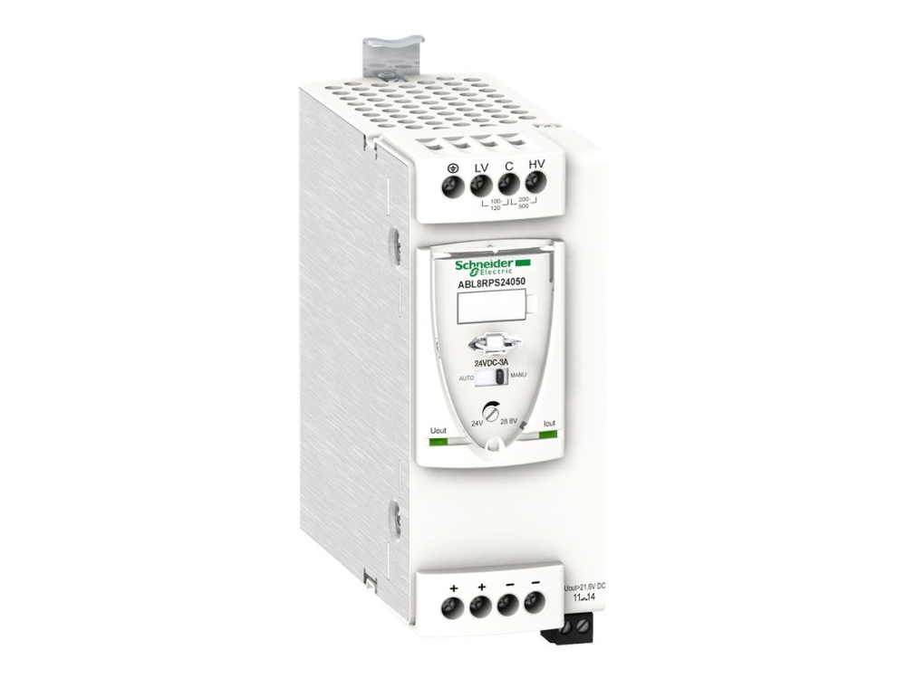 Schneider ABL8RPS24050 - Nätaggregat (kan monteras på DIN-skena) - universal, Phaseo, 1 or 2 phase - ac 100 - 120 / 200 - 500 V - 120 Watt | Datorkomponenter - Nätaggregat - Övriga nätaggregat | GameStuff