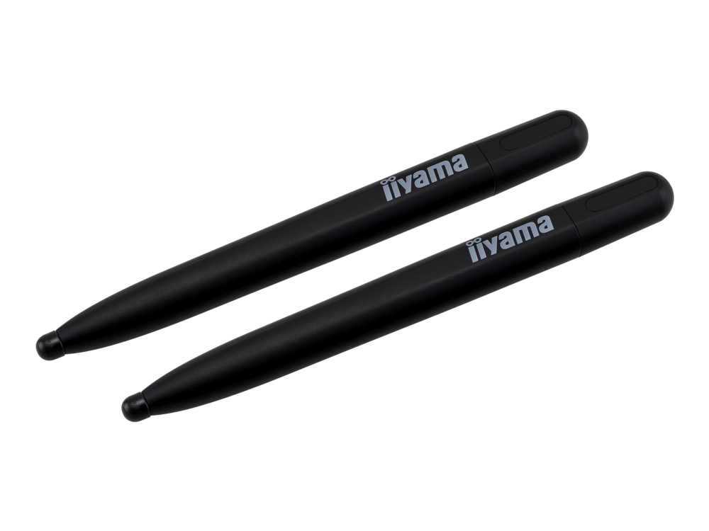 iiyama STYLUS-P08, Interaktiv skärm, Iiyama, Svart, TE68 SERIES, TE03 SERIES och TE04 SERIES, Svart, 2 st | Datortillbehör - Möss & Tangentbord - Ritbord tillbehör | GameStuff