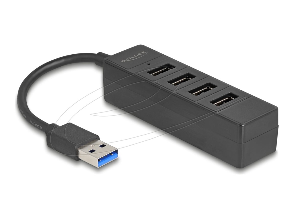 Delock - Hub - 5 Gbps, Usb-A - 4 X Usb 3.2 Gen 1 - Desktop