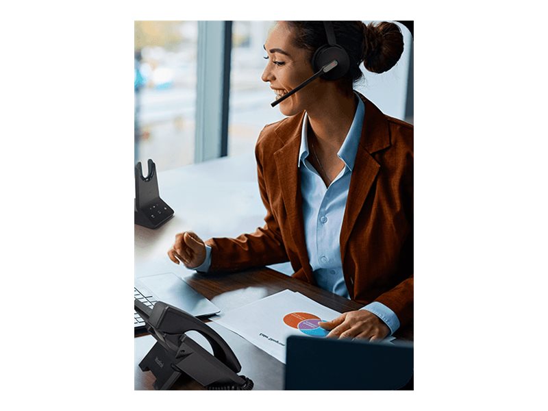Yealink Wh64 Mono Uc Headset, Kabellos, 20 - 20000 Hz, Büro/Callcenter, 92 G, Kopfhörer, Schwarz