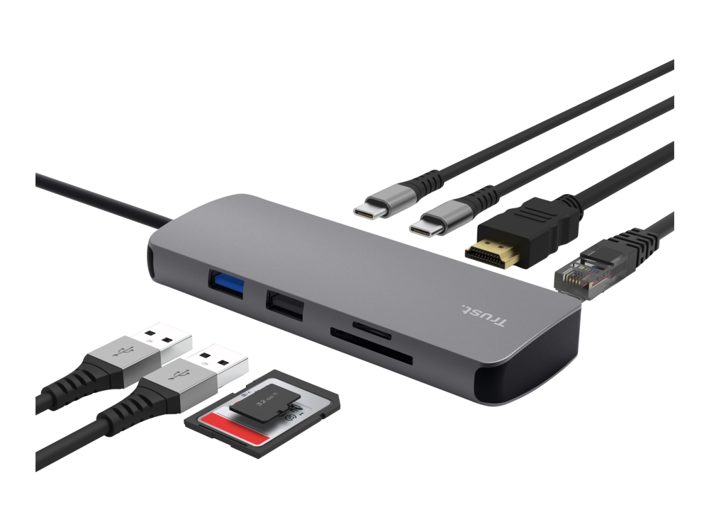 Usb-Hub Trust Dalyx 8-In-1 8713439256727