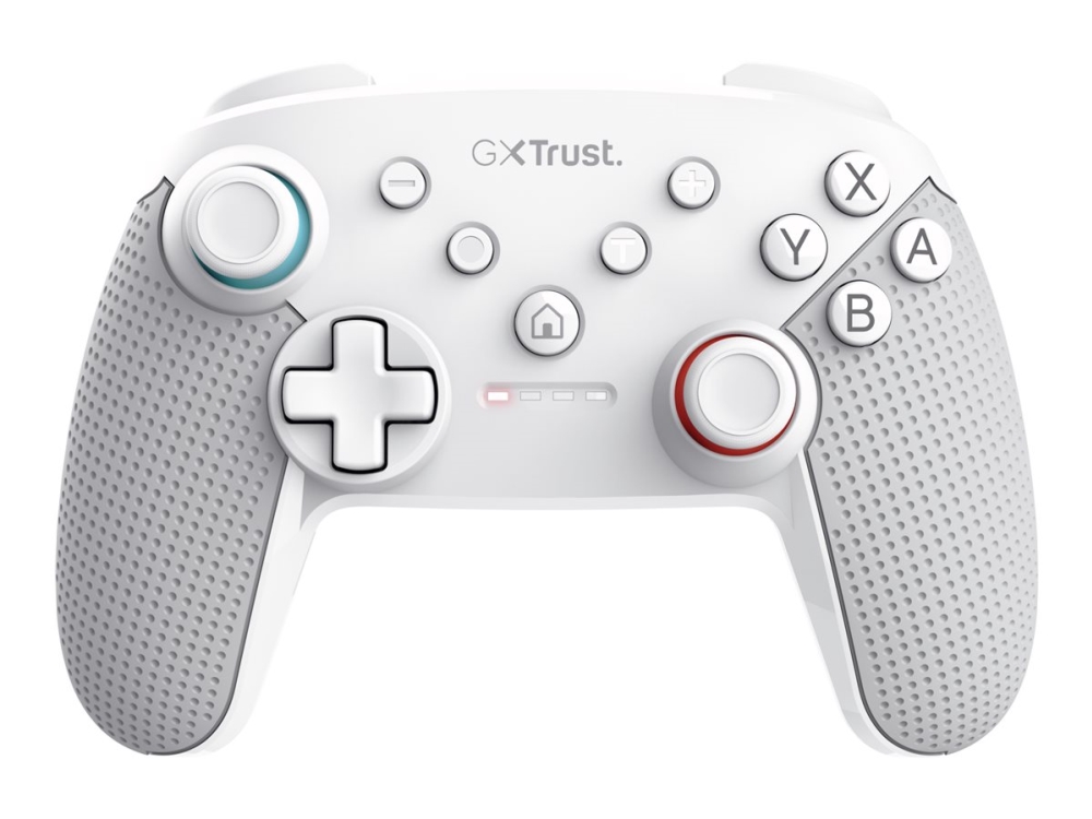 Trust GXT 1246w Muta - Gamepad - 15 knapper - trådløs - Bluetooth - hvid - for Nintendo Switch, Nintendo Switch Lite, Nintendo Switch OLED