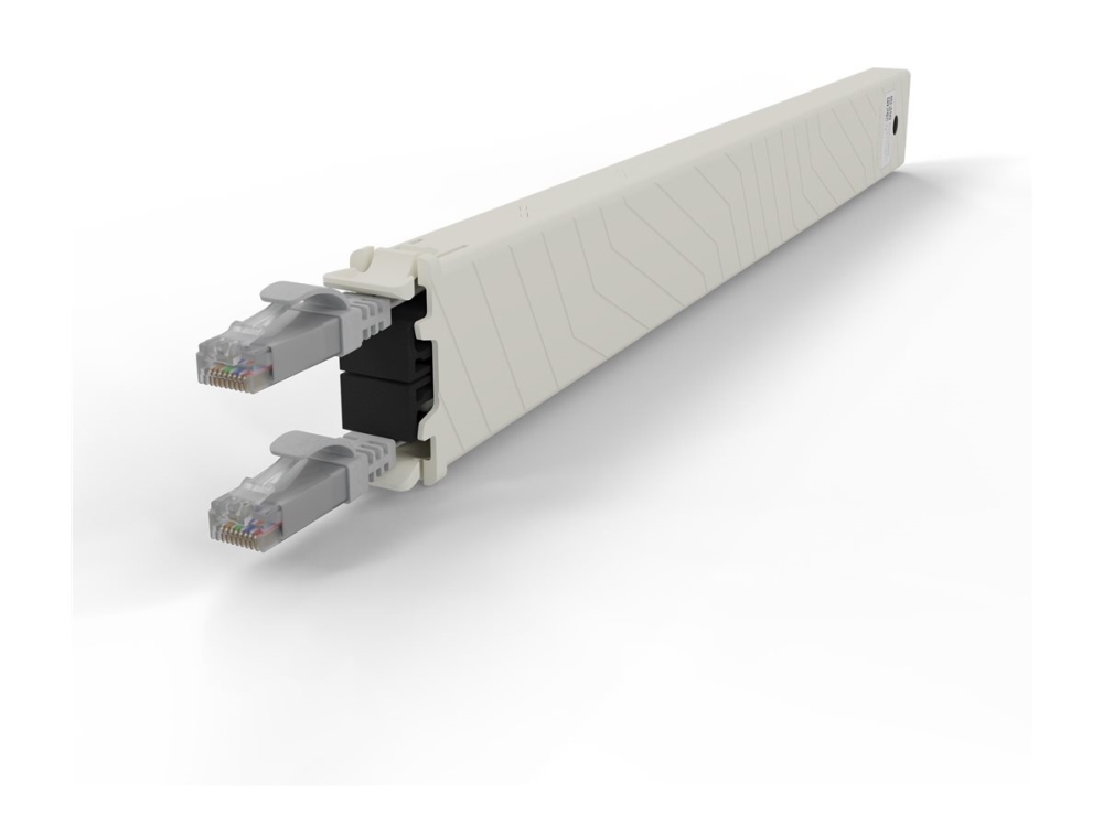 Patchbox Patchbox.One - Kobberkassette - Tilbagetrækkelig - Cat 6A - Utp - Grå