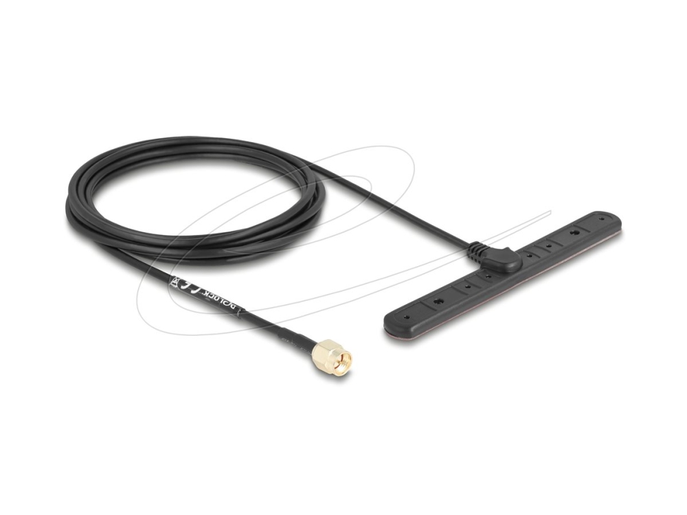 Delock - Antenne - Mobil - 3 Dbi - Omni-Directional - Klæbende Montering, Indendørs / Udendørs