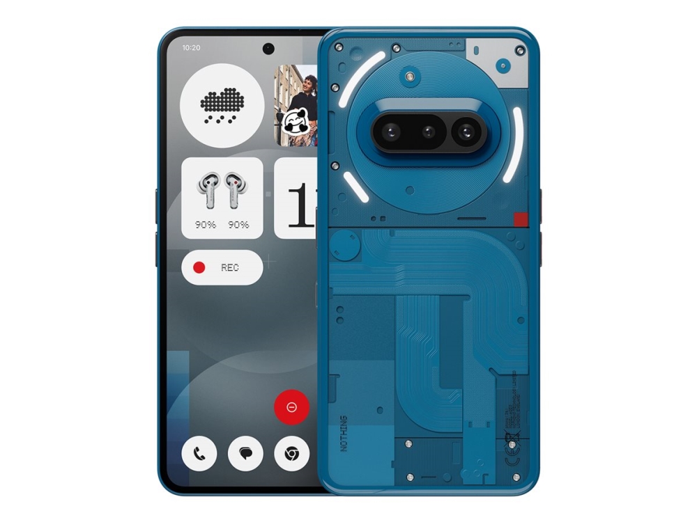 Nothing Phone (3A) - 5G Smartphone - Dual-Sim - Ram 12 Gb / Intern Hukommelse 256 Gb - Oled-Skærm - 6.77" - 2392 X 1080 Pixels (120 Hz) - 3X Bagkamer