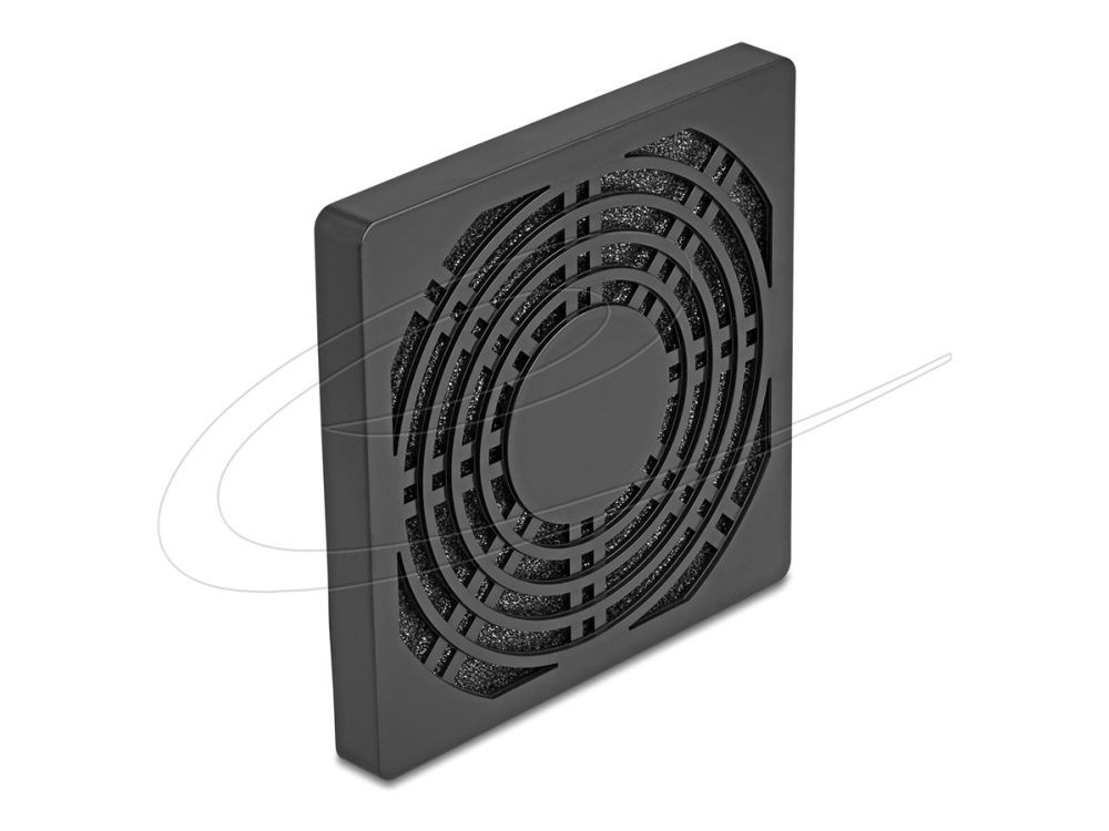 Delock - Ventilatorskærm - Med Støvfilter - Sort