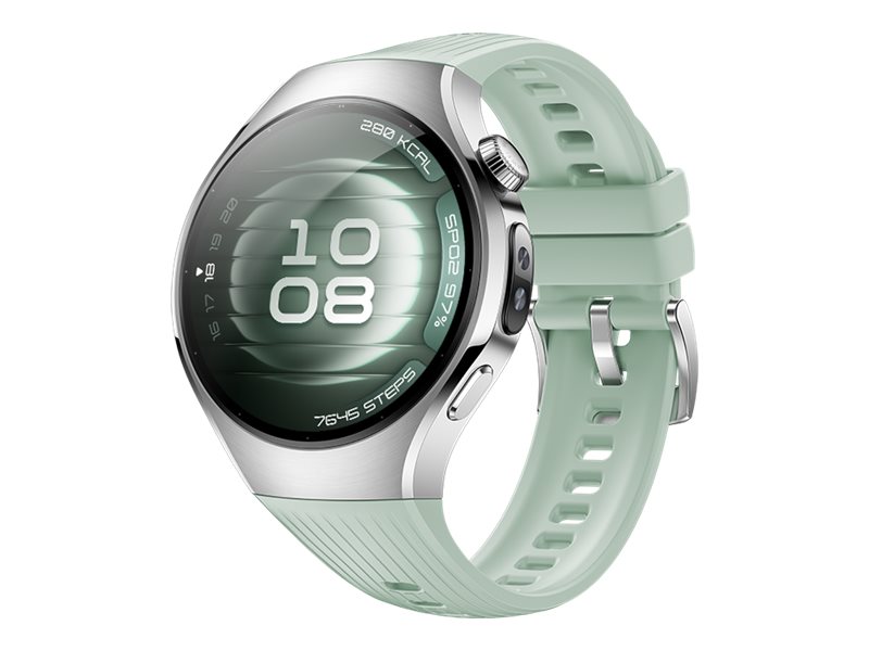 Huawei Watch 5 - 42 Mm - 316L Rustfrit Stål - Smart Ur Med Rem - Komposit - Grøn - Håndledsstørrelse: 120-190 Mm - Display 1.38" - Bluetooth, Wi-Fi 6