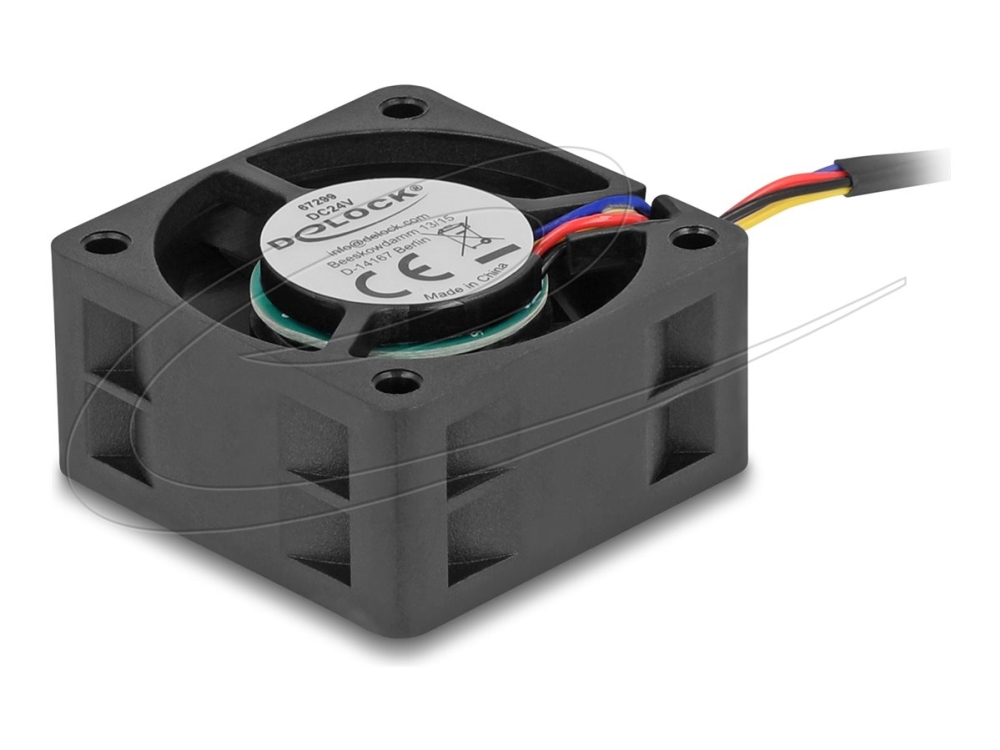 Delock 67299, Fan, 4 Cm, 0.19 M³/H, Black
