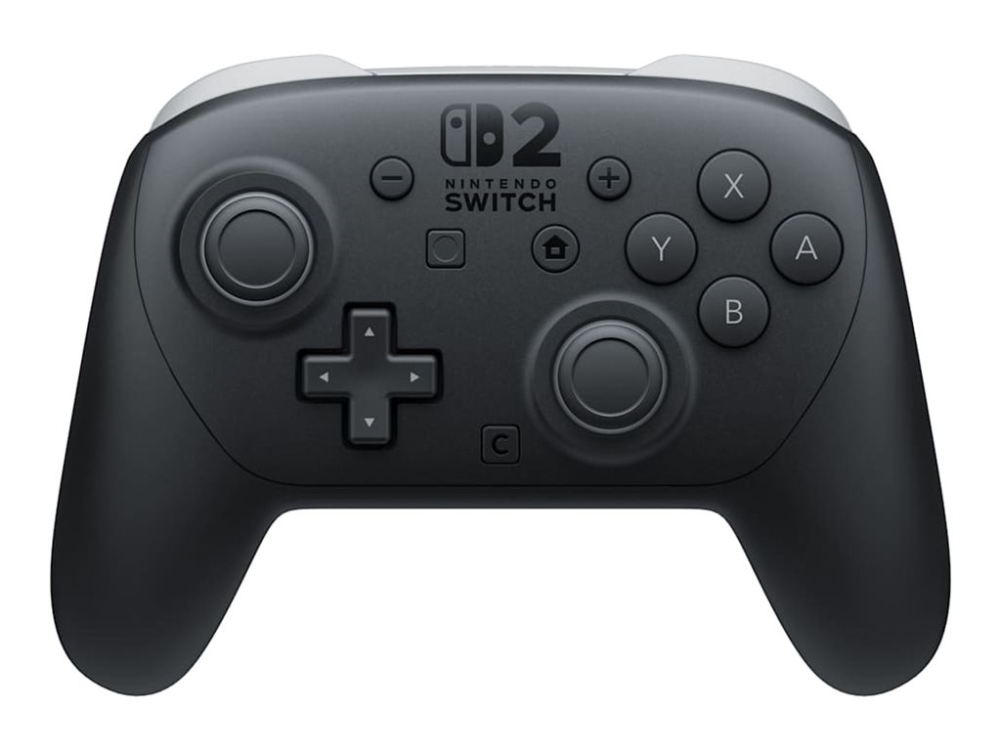 Nintendo Switch 2 Pro Controller, Gamepad, Nintendo Switch 2, Capture Button, D-Pad, Home Button, Analogue / Digital, Wireless, Bluetooth