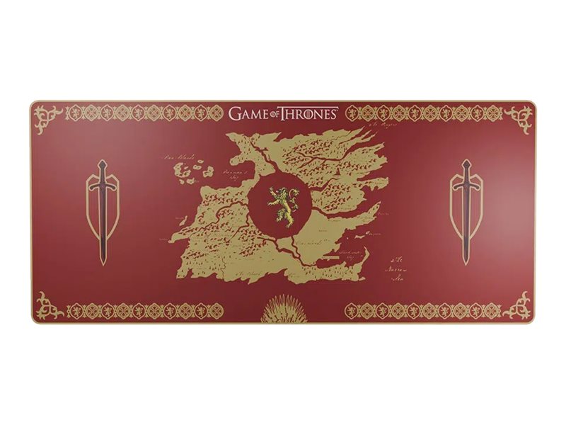 Lexip X TSUME - Musmatta - flexibel mjuk mikrostrukturerad yta - XXL-storlek - Lannister Game of Thrones - röd | Spel - Gamingmöss & Tangentbord - Gaming möss | GameStuff