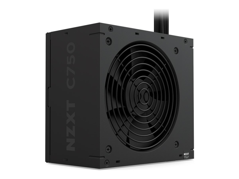 NZXT C-Series C750 - Strømforsyning (intern) - ATX12V 3.1/ EPS12V 2.92 - 80 PLUS Bronze - AC 100-240 V - 750 Watt - aktiv PFC - Europa - sort