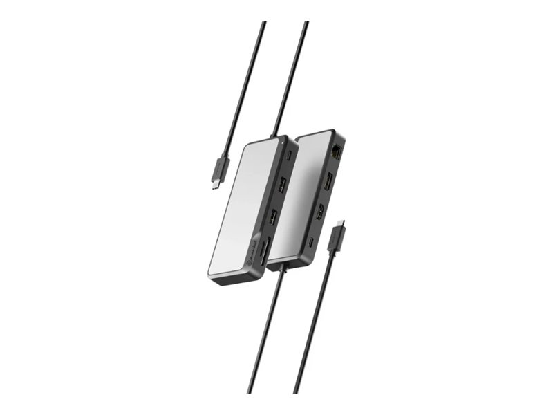 Alogic Fuphddp1, Verkabelt, Usb 3.2 Gen 1 (3.1 Gen 1) Type-C, 100 W, 10,100,1000 Mbit/S, Grau, Microsd (Transflash), Microsdhc, Microsdxc, Sd, Sdhc,