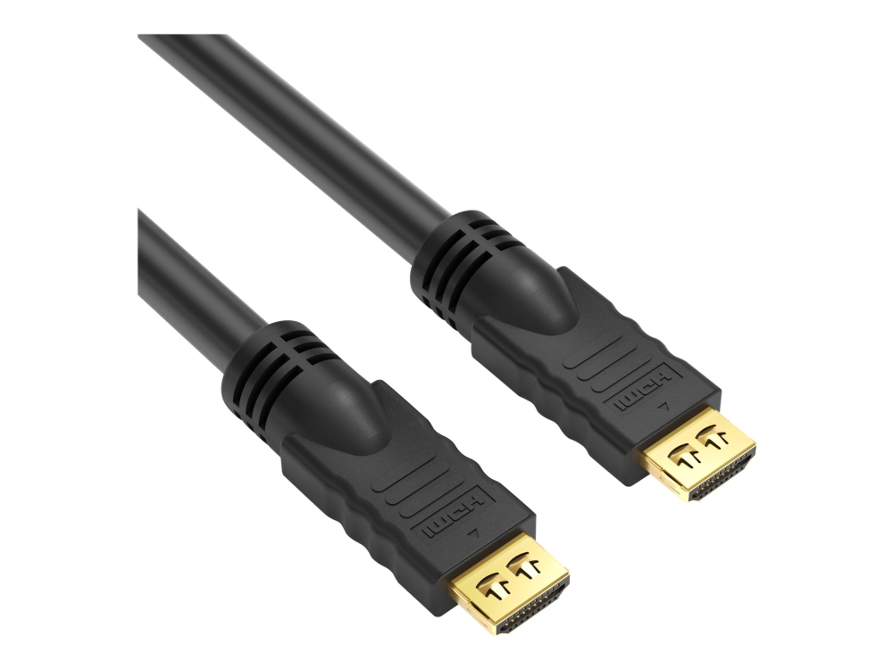 Purelink Pureinstall Series - Hdmi-Kabel Mit Ethernet - Hdmi-Stecker Auf Hdmi-Stecker - 15 M - Dreifach Geschirmt - Schwarz - 4K-Unterstützung