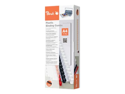Peach PB410-02 - 10 mm - 21 ringe - A4 (210 x 297 mm) - 65 ark - sort - indbindingskam