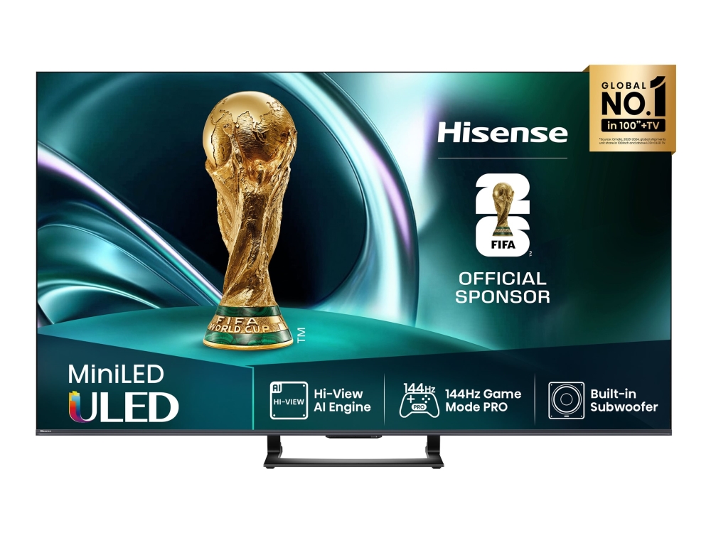 Hisense 55U7Q - 55 Diagonal klass U7Q Series LED-bakgrundsbelyst LCD-TV - Smart TV - VIDAA - 4K UHD (2160p) 3840 x 2160 - HDR - Quantum Dot, Mini-LED - svart, kolgrå | Smart hemkontroll och plattformar - Amazon Alexa | GameStuff