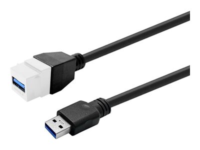 Vivolink Pro - Usb Forlængerkabel - Usb Type A (Hun) Nøglesten Til Usb Type A (Han) - Usb 3.2 Gen 1 - 5 V - 1 A - 1 M - Aktiv - Hvid