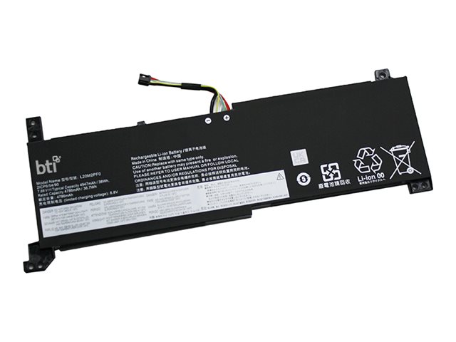 Bti - Batteri Til Bærbar Computer (Svarende Til: Lenovo 5B11b36278) - 7.68 V - Litiumion - 2 Celler - 4950 Mah - 38 Wh