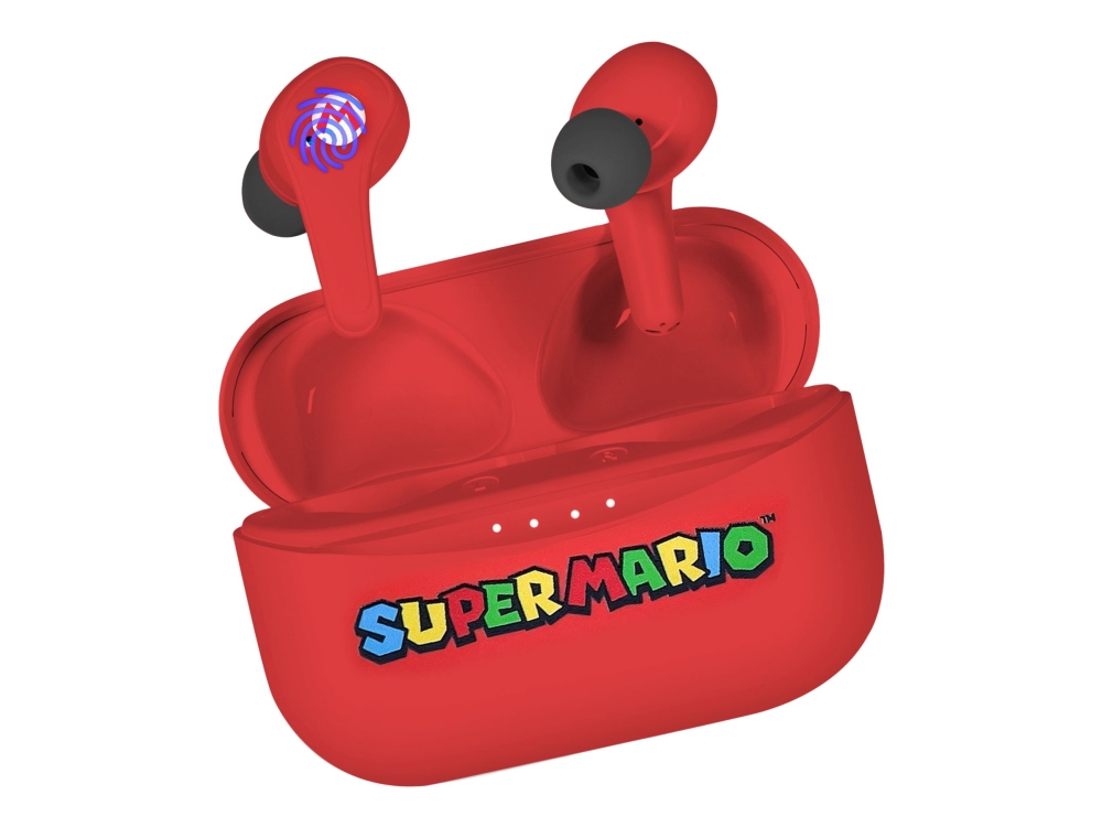 OTL Super Mario - True wireless-hörlurar med mikrofon - inuti örat - Bluetooth - röd | TV, Ljud & Bild - Hörlurar & Mikrofoner | GameStuff