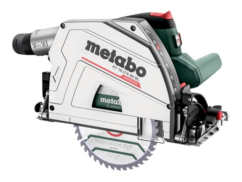 Metabo KT 18 LTX 66 BL - Plunge circular saw - sladdlös - 165 mm - inget batteri - 18 V - SOLO | Elverktyg - DIY - Elverktyg 230V - Cirkelsåg | GameStuff
