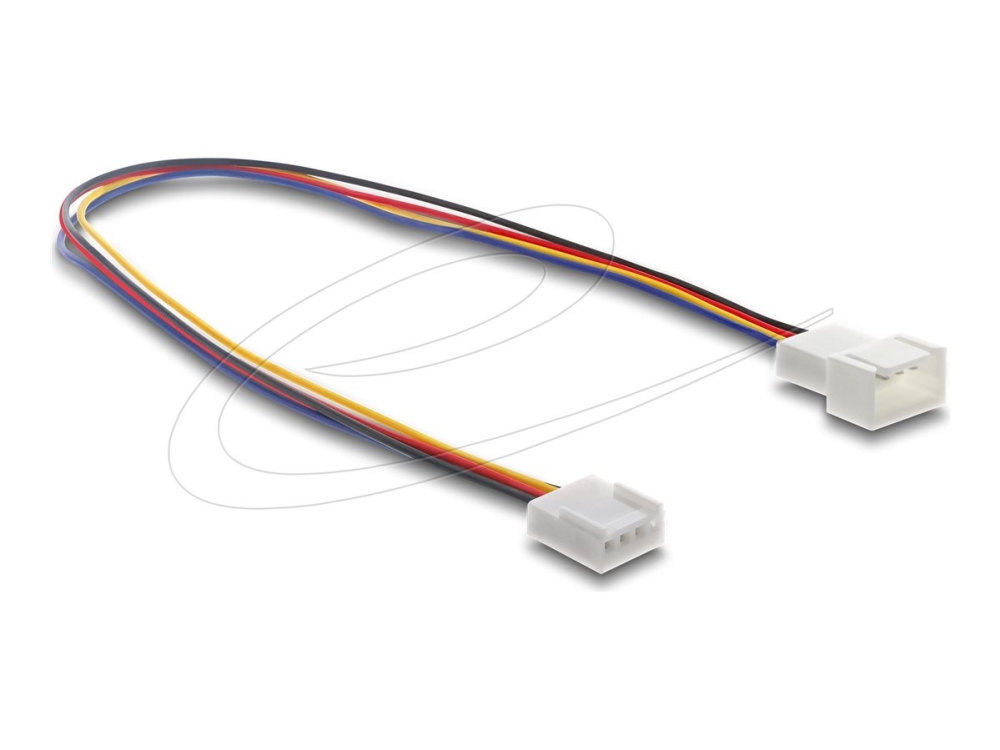 Delock - Förlängningsströmkabel till fläkt - 4-stifts PWM (hona) till 4-stifts PWM (hane) - 30 cm | Datorer & Surfplattor - Servertillbehör - Övriga tillbehör | GameStuff