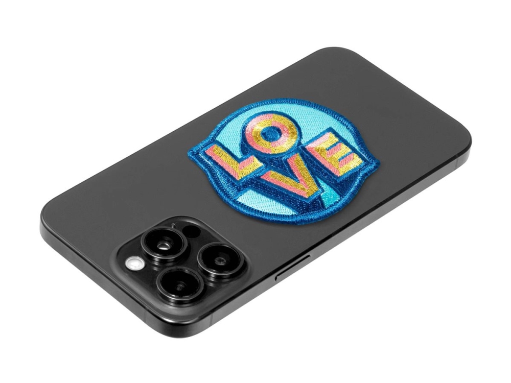 Magmoji Badge Love Blue - Logo Badge For Mobiltelefon
