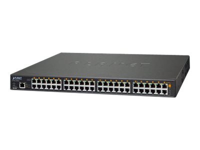 Planet Upoe-2400G - Hub - Administreret - 24 X 10/100/1000 (Upoe) + 24 X 10/100/1000 - Desktop, Monterbar På Stativ - Upoe (800 W)