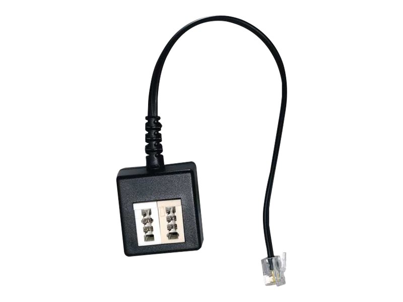 Vivanco 45067, 1x TAE-N, 1x TAE-F, RJ-11, Svart, Kvinnlig kontakt, Manlig kontakt | Datortillbehör - Kablar & adaptrar - Datakablar | GameStuff