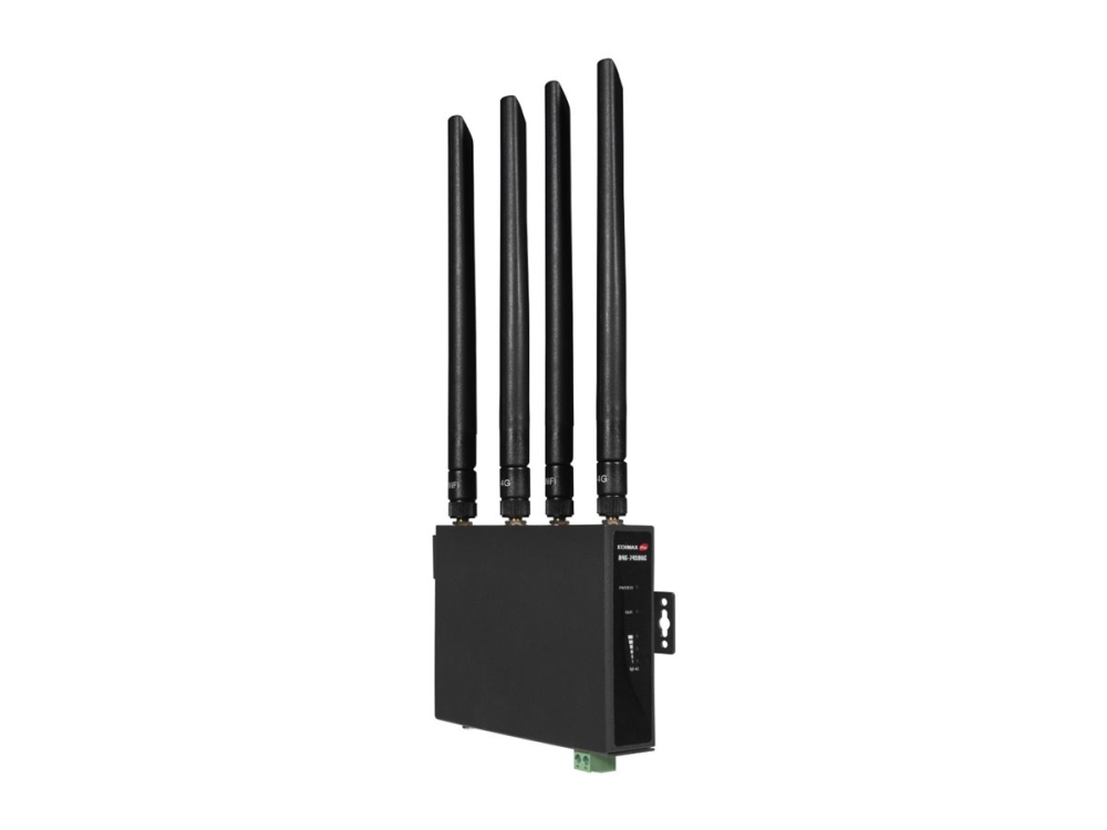 Edimax D4g-7459Ac, Wi-Fi 5 (802.11Ac), Dual-Band (2,4 Ghz/5 Ghz), Ethernet/Lan, 4G, Schwarz, Industrieller Router