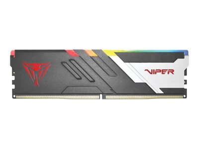 Patriot Viper Venom Rgb Ddr5 Serie - Ddr5 - Modul - 16 Gb - Dimm 288-Pin - 6000 Mt/S / Pc5-48000 - Cl30 - 1,35 V - Ungepuffert - On-Die Ecc - Matt Sc