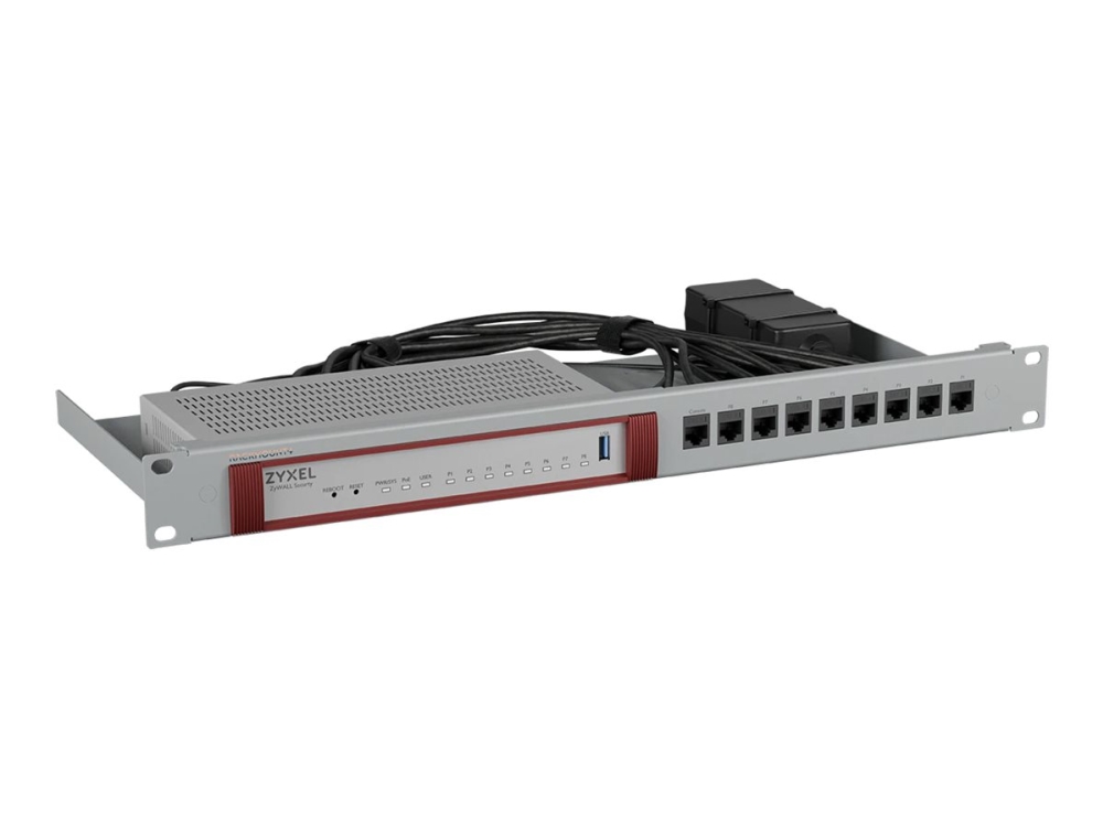 Rackmount.It Rm-Zn-T1 - Monteringspakke For Netværksudstyr - Stativmonterbar - Silver Special - 1U - 19"