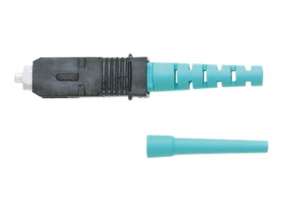 Panduit - Netværk-konnektor - SC2 multi-tilstand (han) - fiberoptik - 0.9 mm - OM3/OM4 - akvamarin