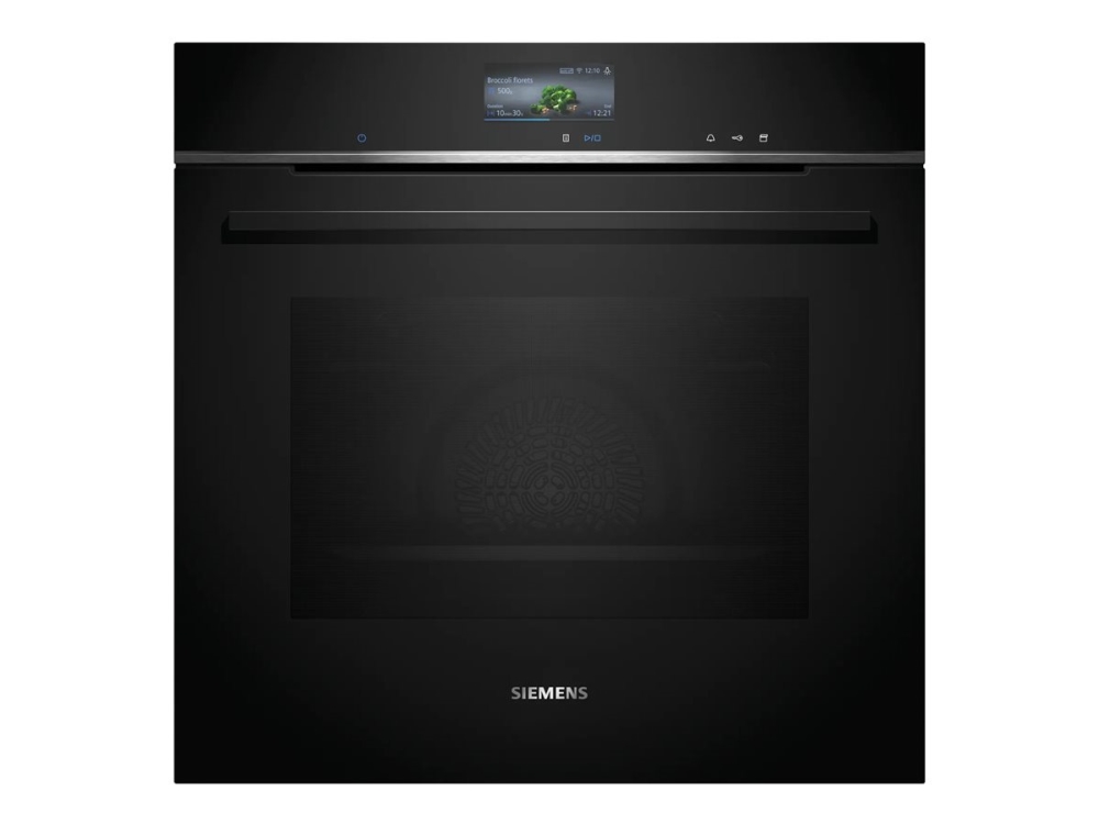 Siemens iQ700 HS736G1B2 - Ugn - med ångfunktion - inbyggd - Wi-Fi - fördjupning - bredd: 56 cm - djup: 55 cm - höjd: 58.5 cm - med självrengöring - Klass A+ - svart | Vitvaror - Ugnar - Ångugnar | GameStuff