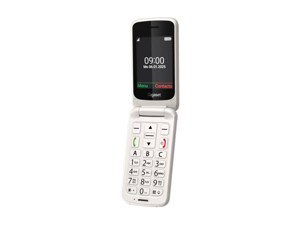 Gigaset Gl595 - Funktionstelefon - Ram 32 Mb / Intern Hukommelse 32 Mb - Microsd Slot - Lcd Display (Tft) - 320 X 240 Pixels - Rear Camera 0,3 Mp - P
