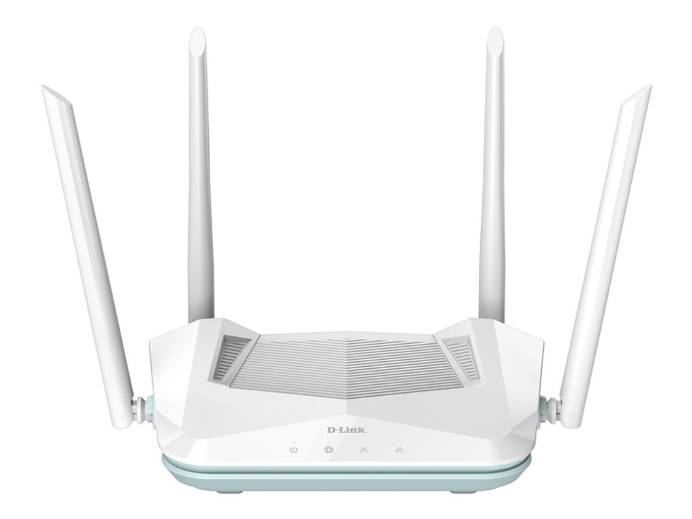 D-Link Eagle Pro Ai Ax1500 Smart Router, Wi-Fi 6 (802.11Ax), Dual-Band (2,4 Ghz/5 Ghz), Ethernet/Lan, Weiß, Tabletop-Router