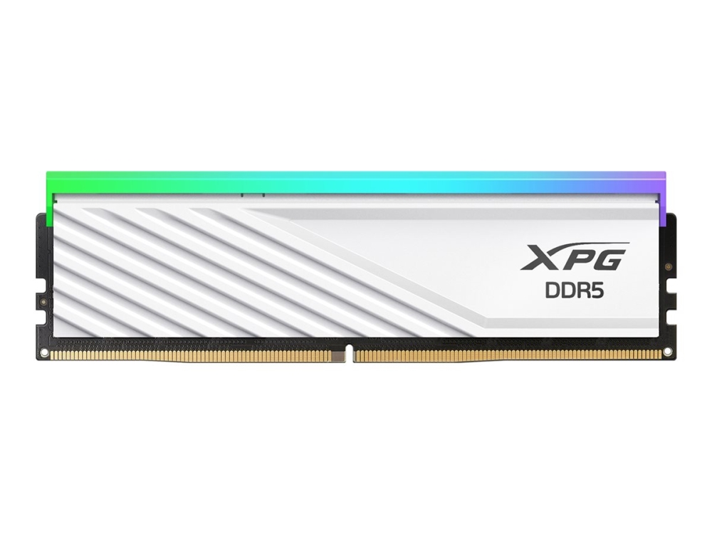 Xpg Lancer Blade Rgb - Ddr5 - Modul - 16 Gb - Dimm 288-Pin - 6000 Mt/S / Pc5-24000 - Cl48 - 1.1 - 1.4 V - Ikke Bufferet - On-Die Ecc - Hvid